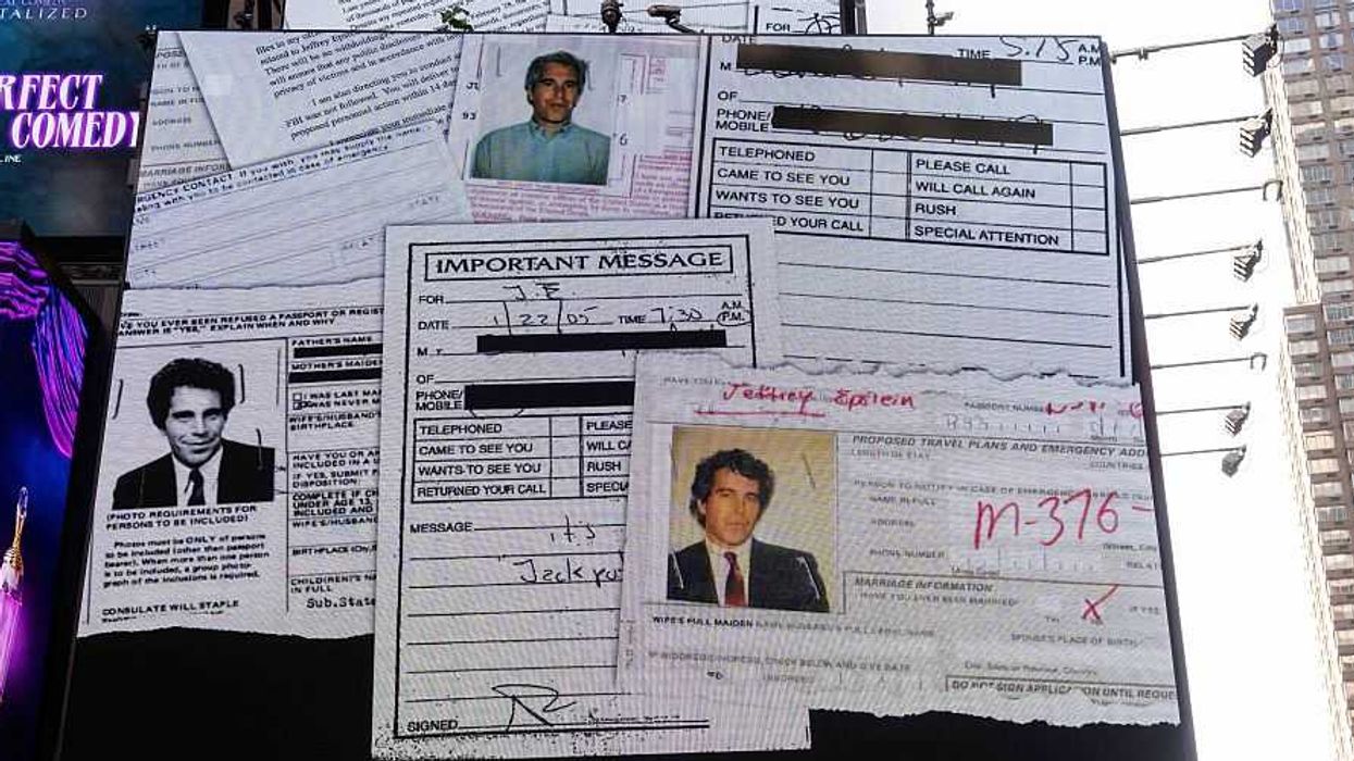 A billboard in Times Square.