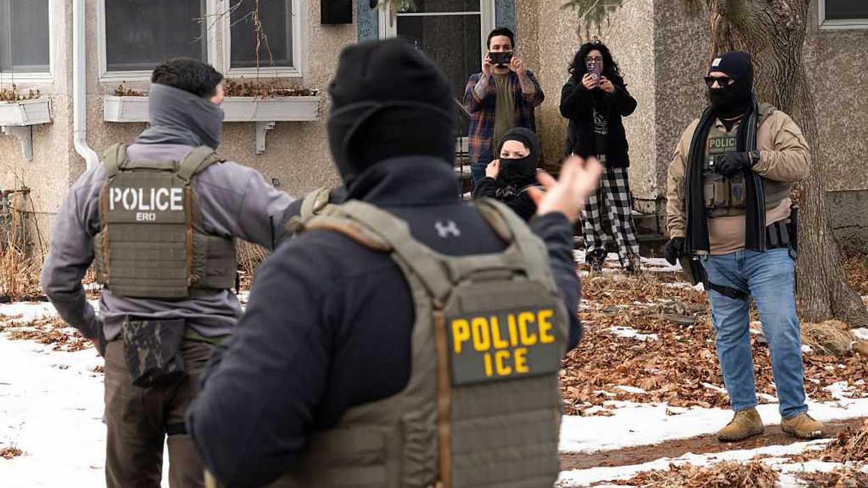 A confrontation between ICE agents and Minneapolis residents.