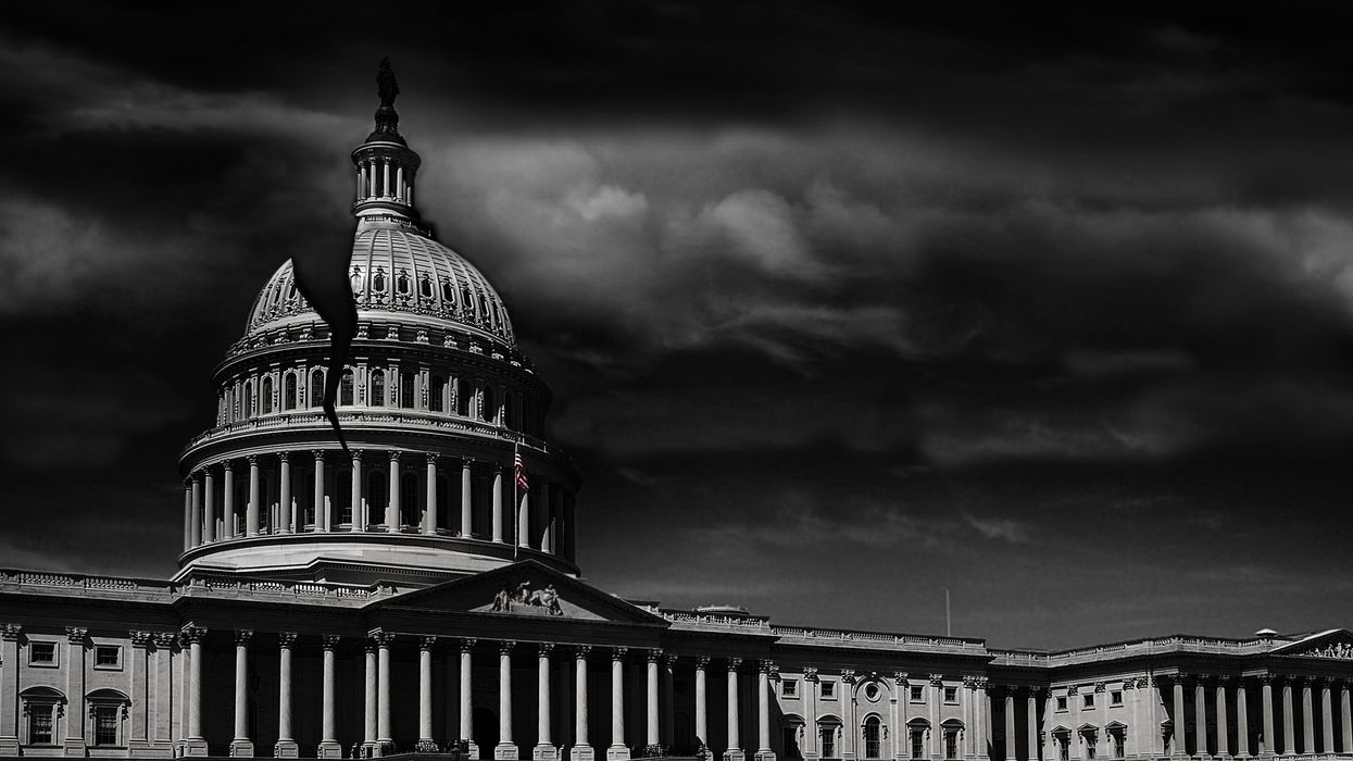 A crack in the Capitol Dome