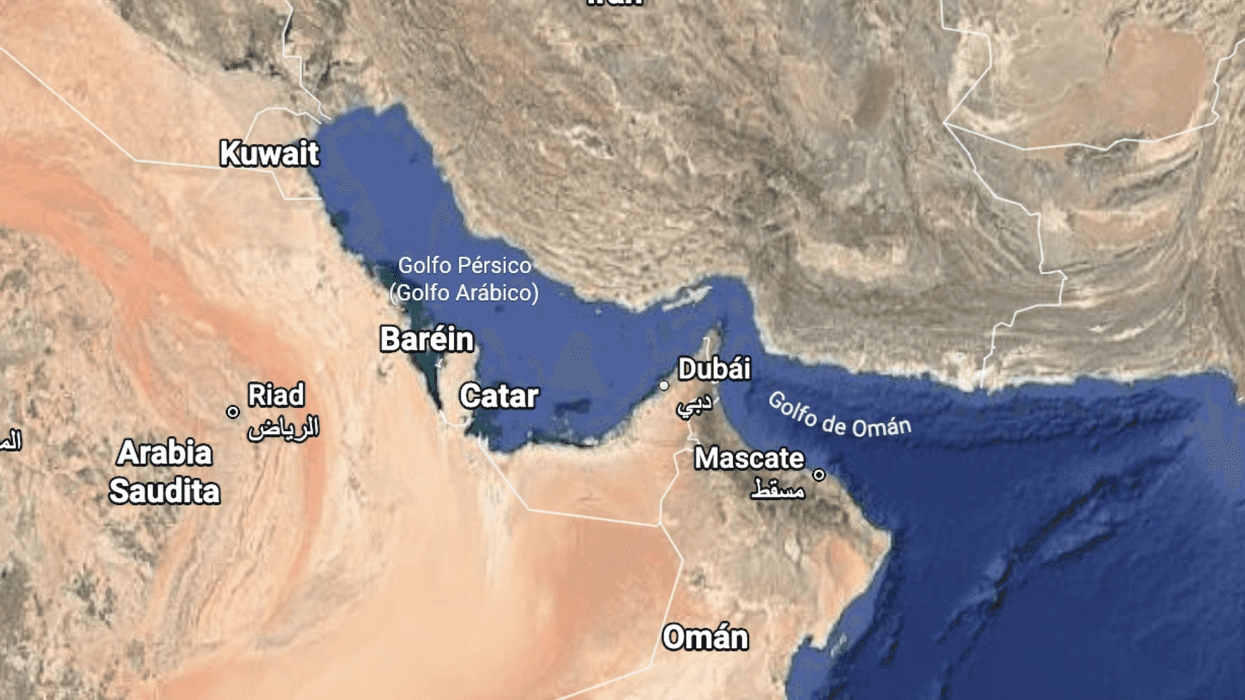 a map of the middle east including Iran