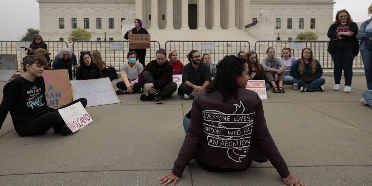 Abortion protest at Supreme Court