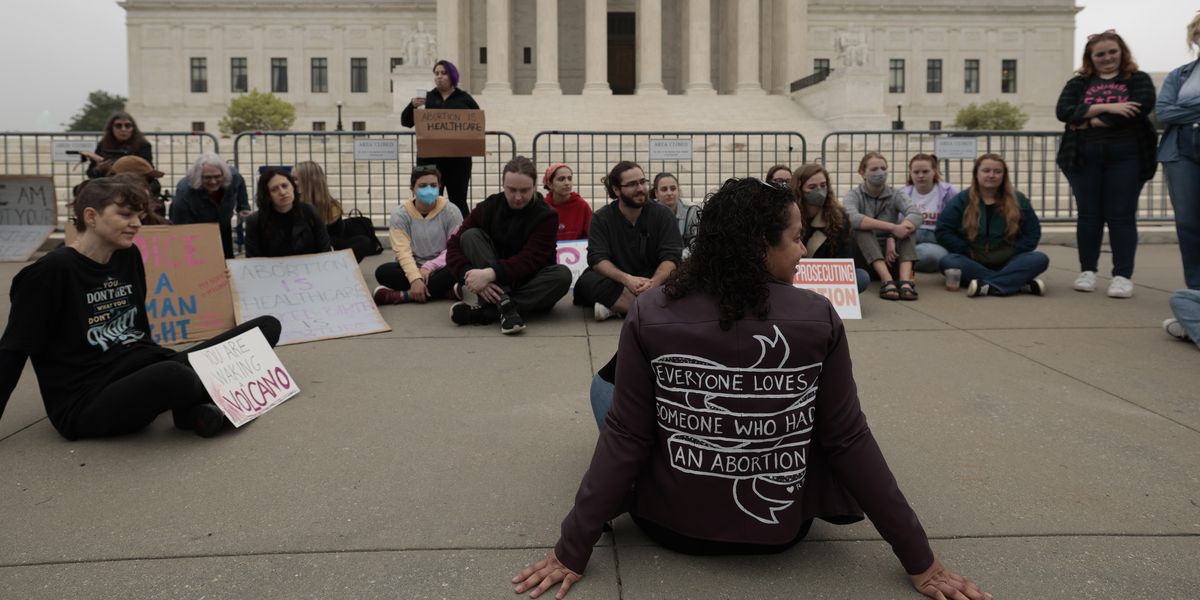 Abortion protest at Supreme Court