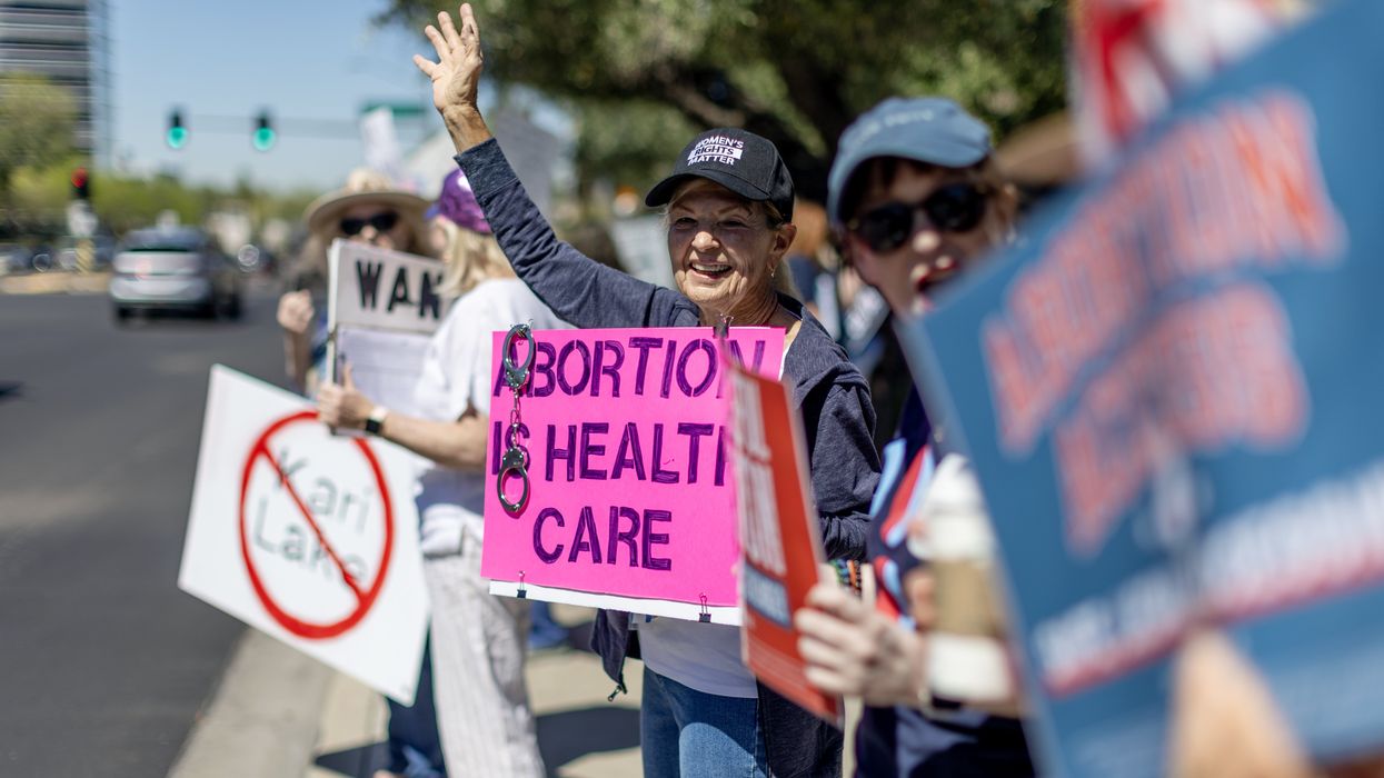 Abortion rights protestors