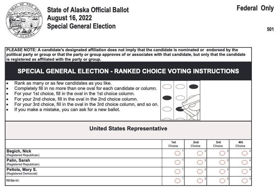Alaska ballot