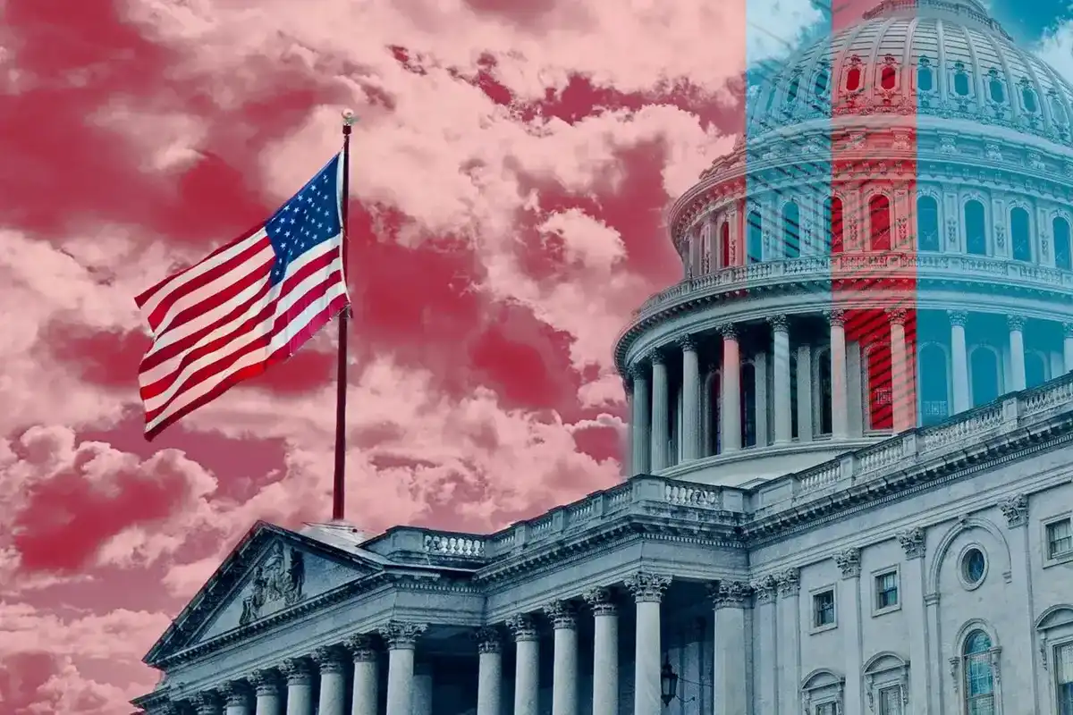 American flag, Capitol building
