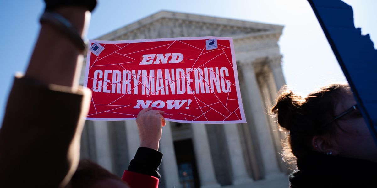 Anti-gerrymandering rally at Supreme Court