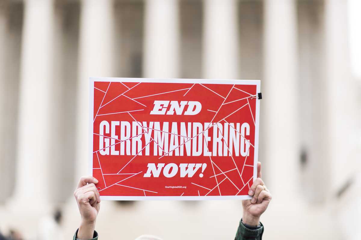 Anti-gerrymandering sign
