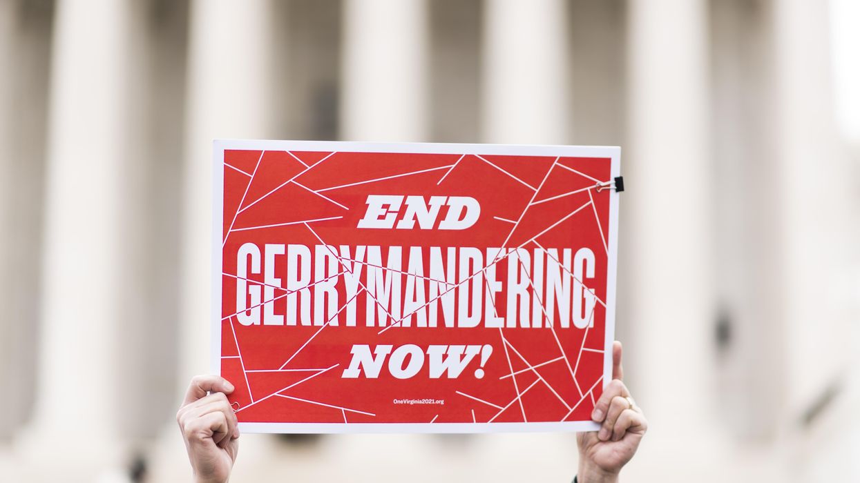 Anti-gerrymandering sign