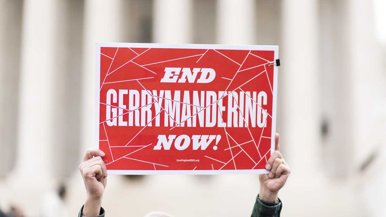 Anti-gerrymandering sign