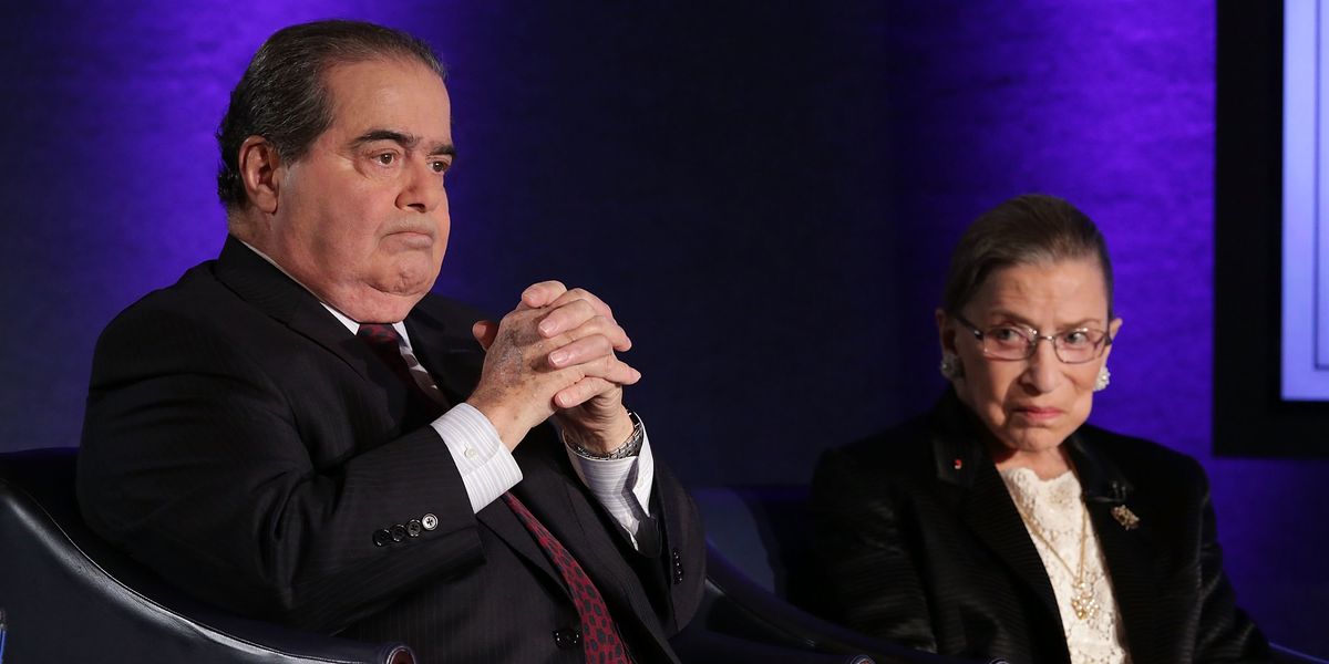 Antonin Scalia and Ruth Bader Ginsburg