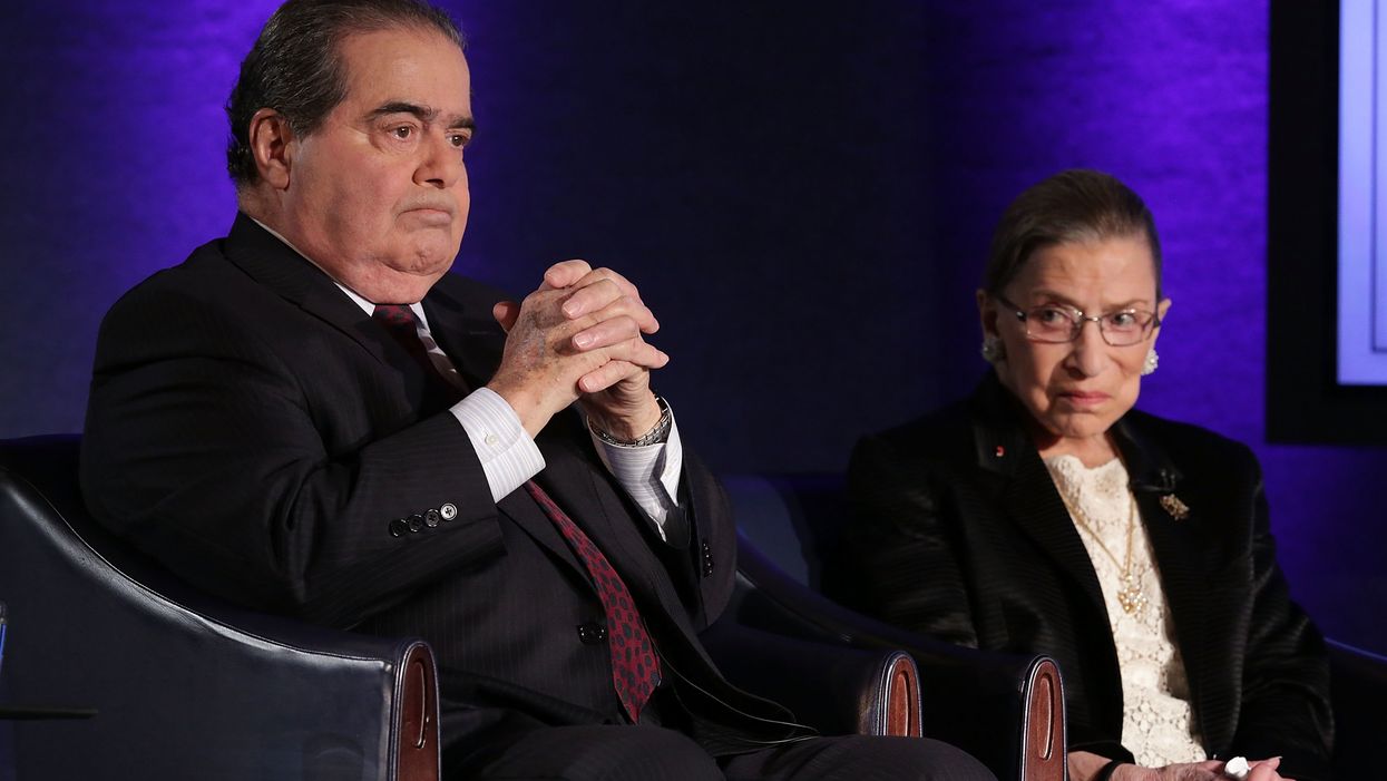 Antonin Scalia and Ruth Bader Ginsburg