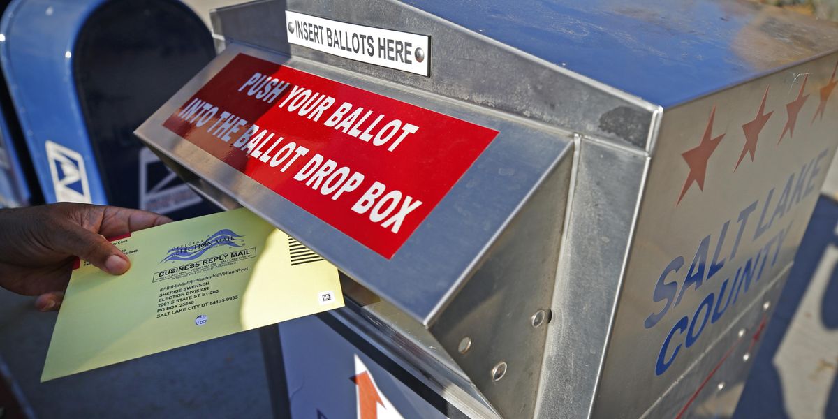 Ballot drop box