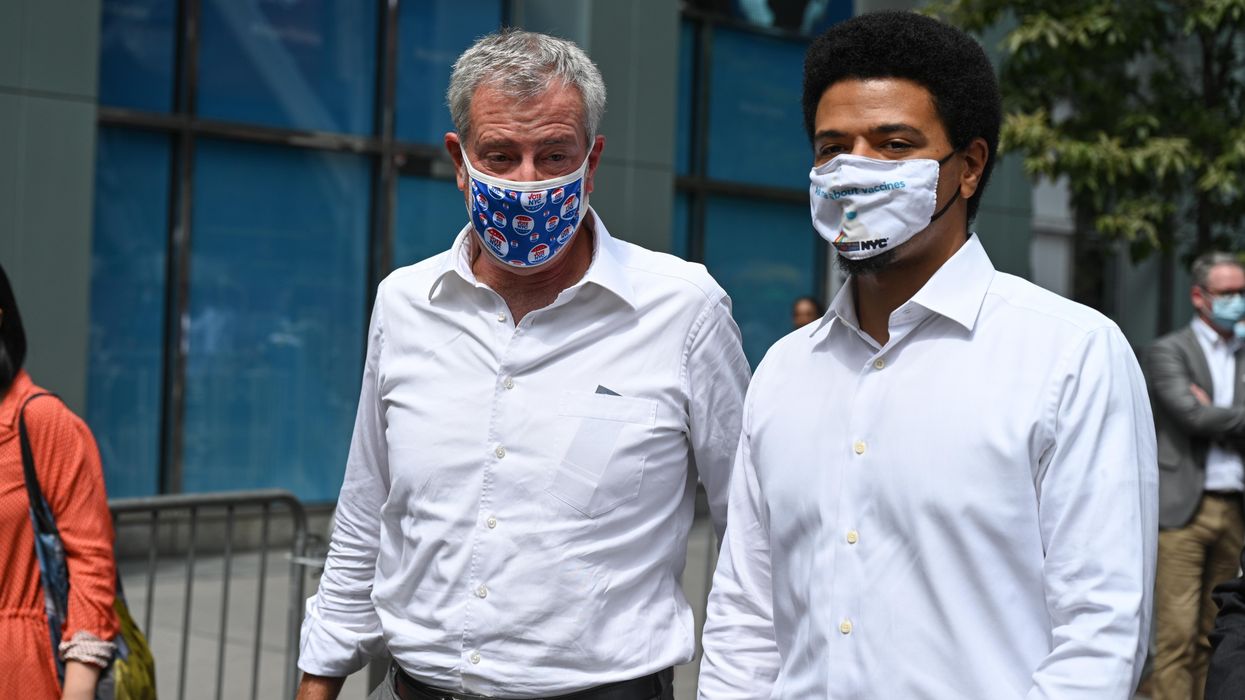Bill and Dante de Blasio
