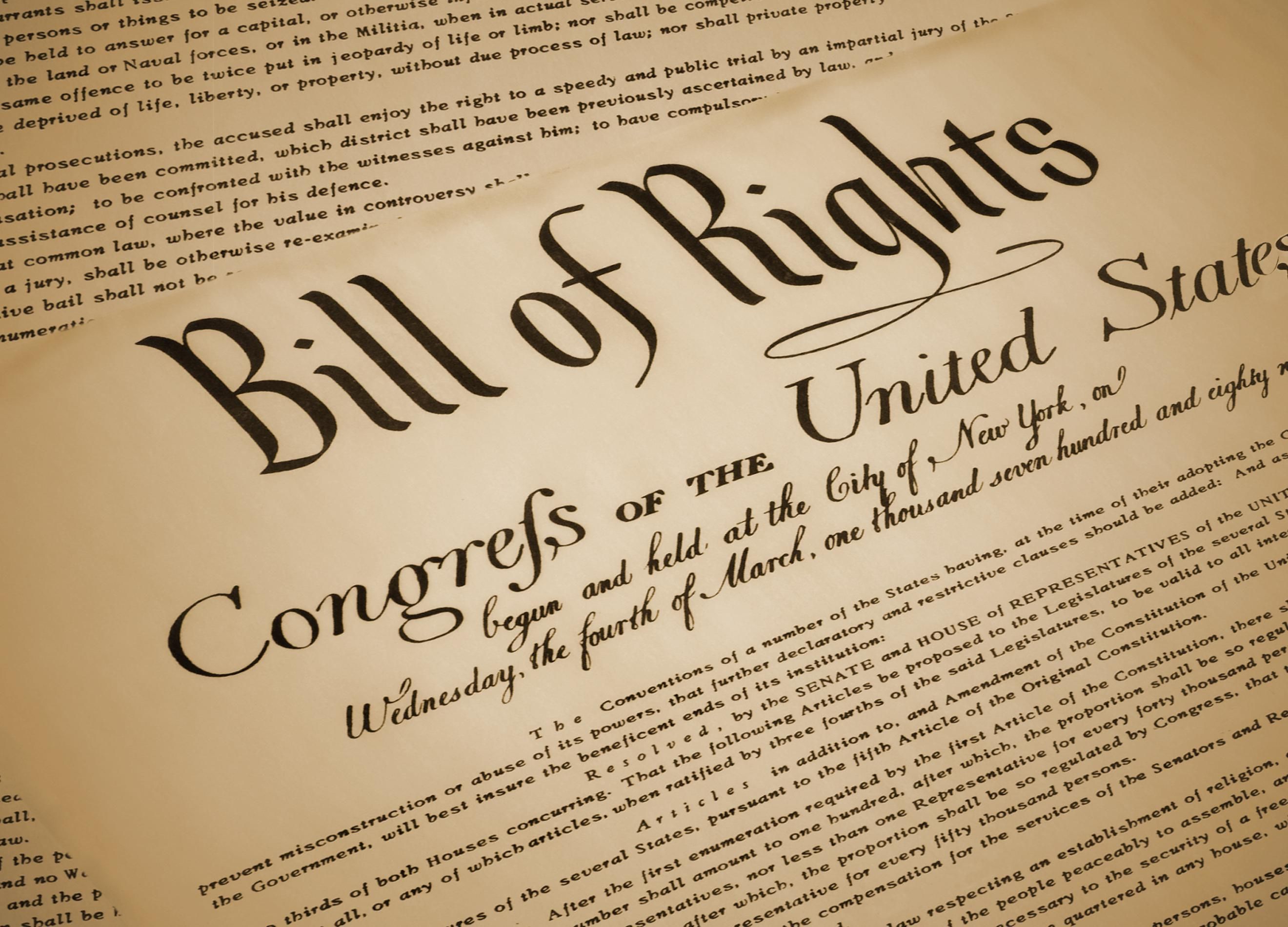 what are the first 10 amendments to the us constitution