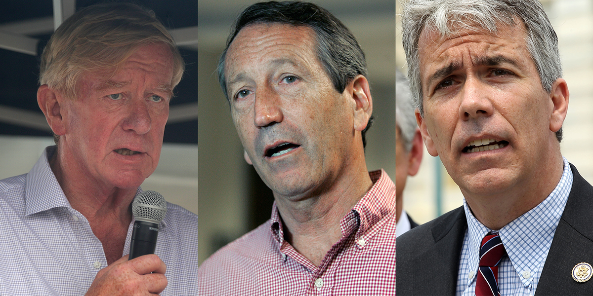 Bill Weld, Mark Sanford and Joe Walsh