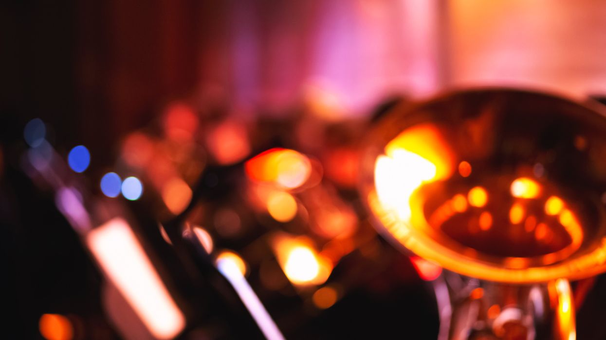 Blurred image of an orchestra