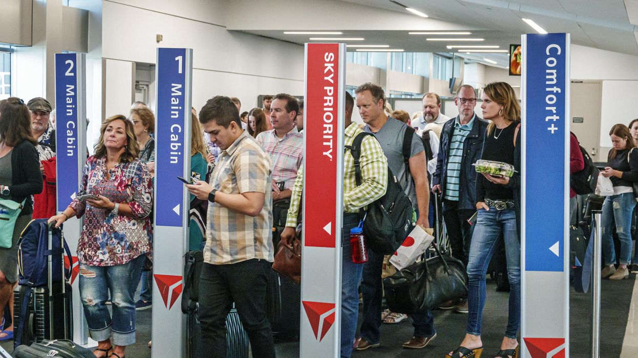 Boarding groups at Hartsfield-Jackson Atlanta International Airport
