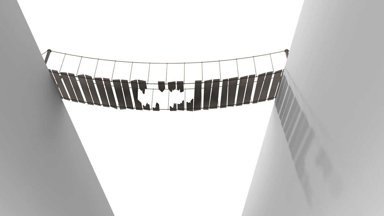 broken bridge