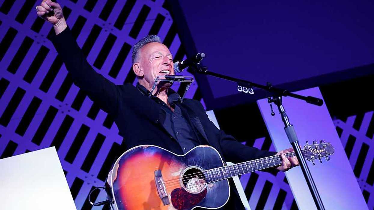 Bruce Springsteen performs the song.