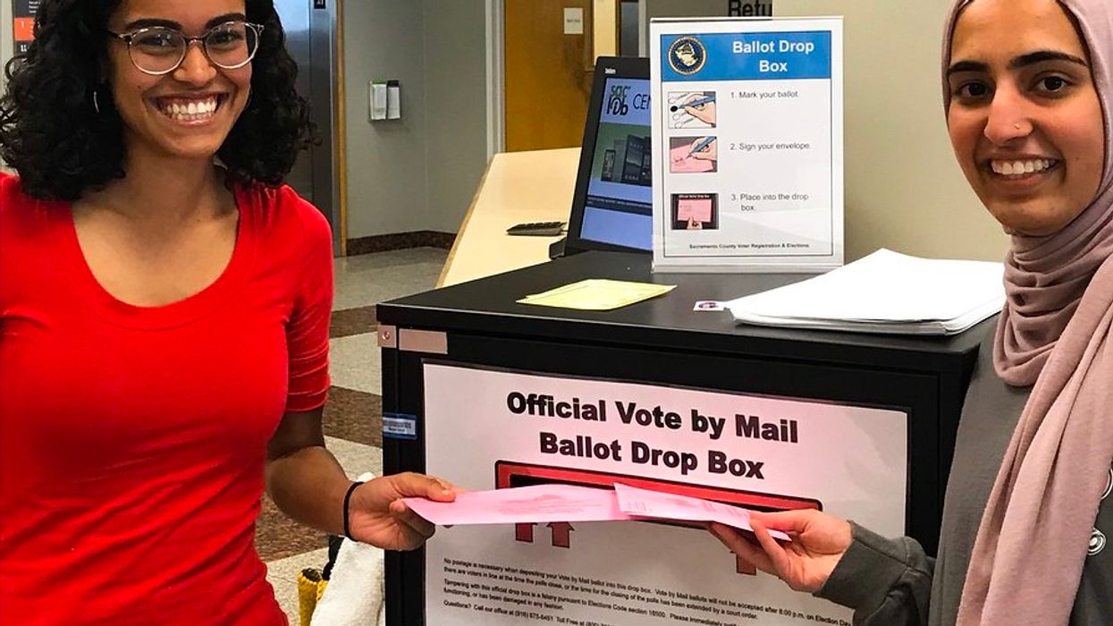 California ballot drop box