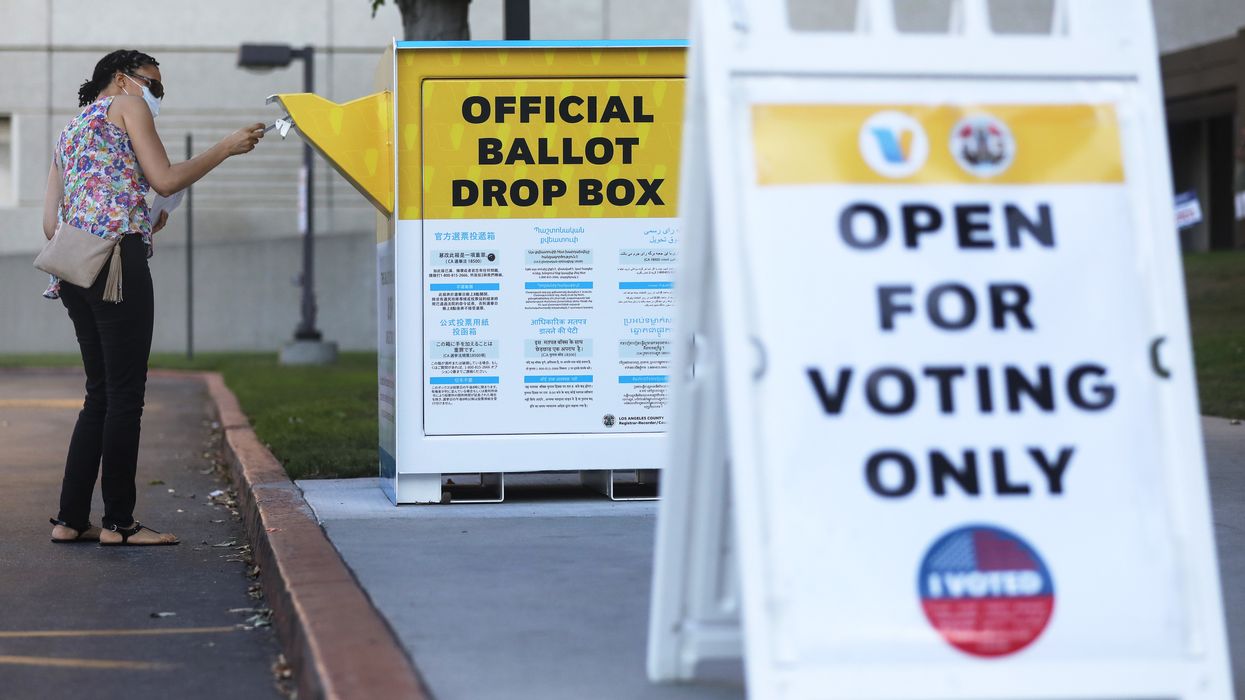California ballot drop box