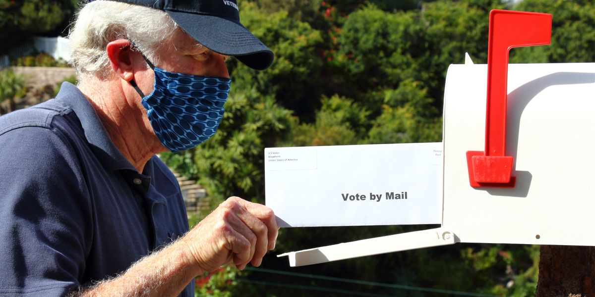 Casting a vote by mail