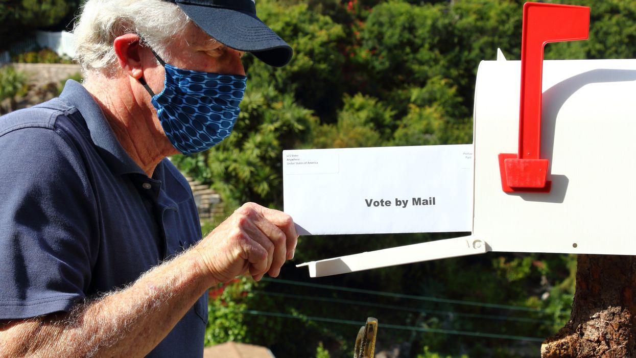 Casting a vote by mail
