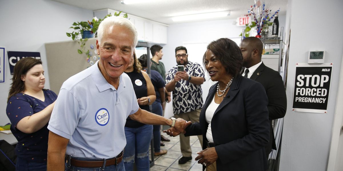 Charlie Crist and Val Demings