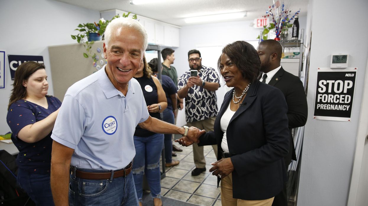 Charlie Crist and Val Demings