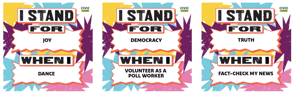 Civic Season posters by the Globe Collection 