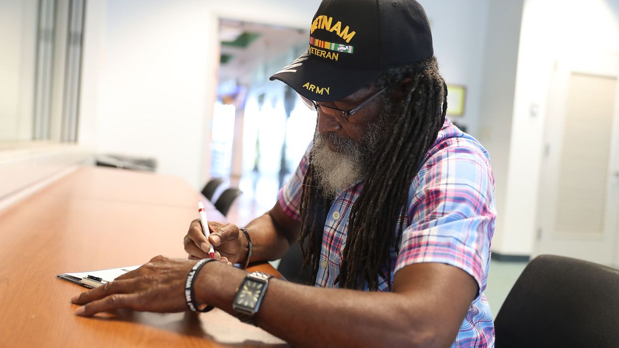 Clarence Singleto, Florida felon registering to vote