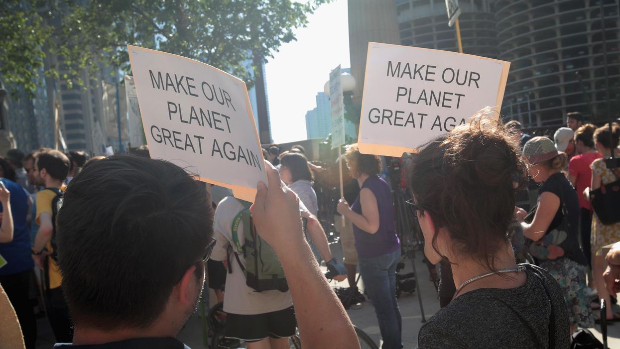 Climate chnage protest