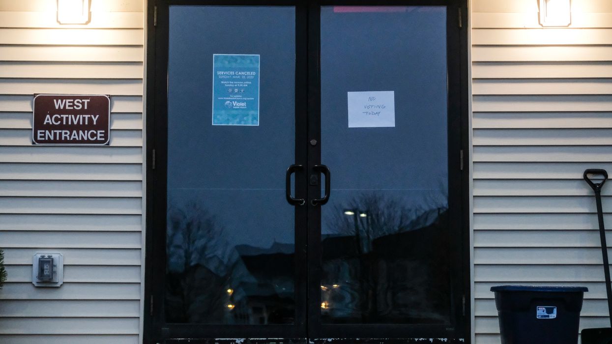 Closed polling location in Ohio