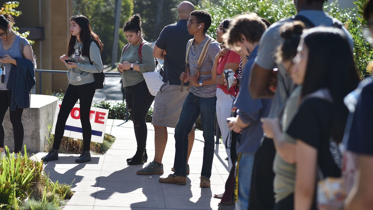 College students voting in 2018 elections