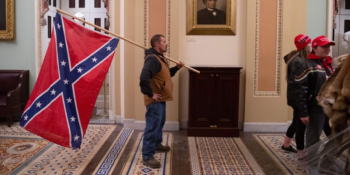 Confederate flag in the U.S. Capitol