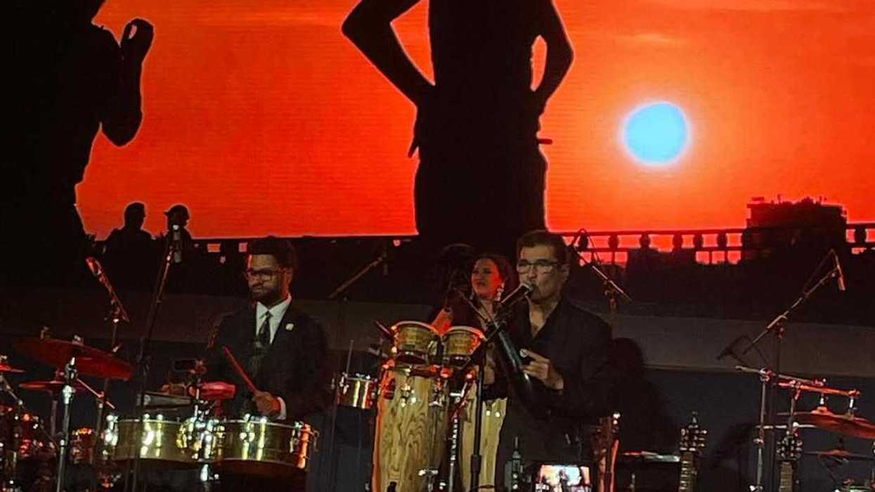 congressman maxwell frost on the drums