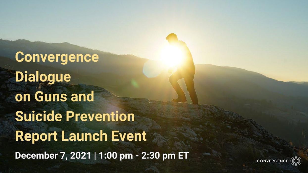Video: dialogue on guns and suicide prevention report