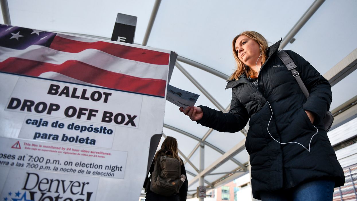 Denver, Colorado, ballot drop box