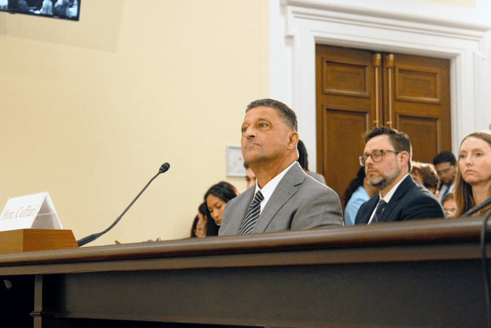 Department of Homeland Security Inspector General Joseph Cuffari testifies before a congressional subcommittee 