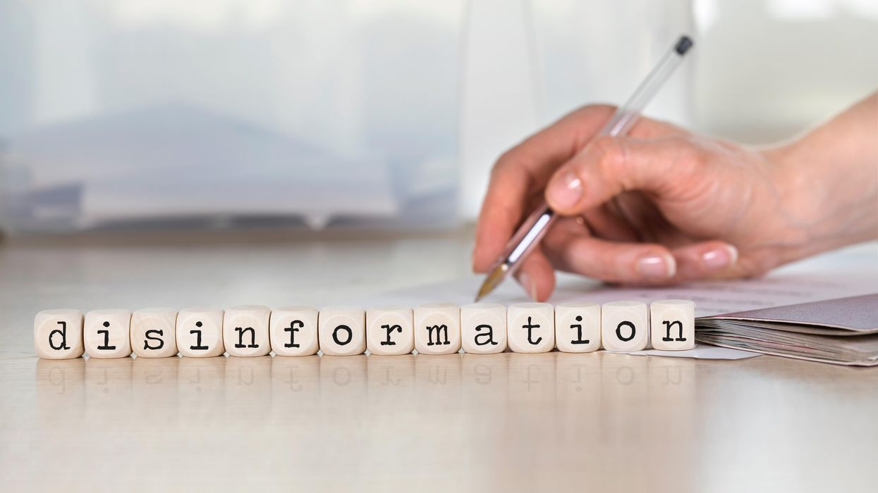 disinformation spelled out