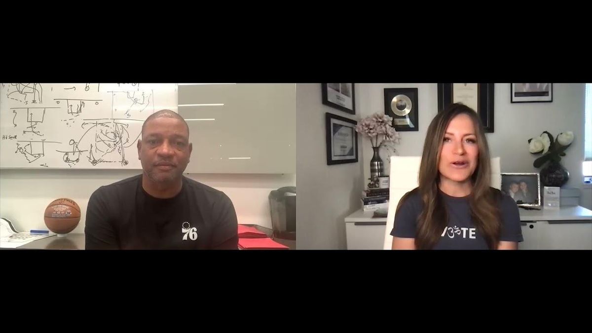 Video: NBA Coach Doc Rivers interviews Amber McReynolds