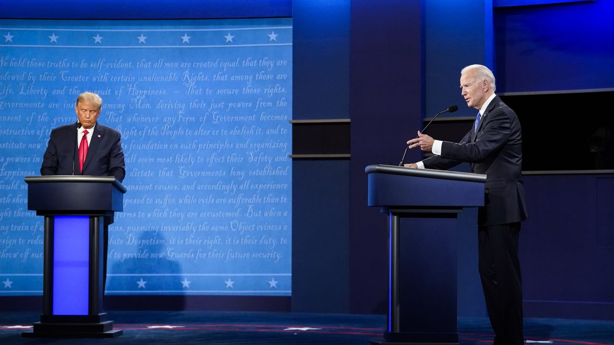 Donald Trump and Joe Biden debate