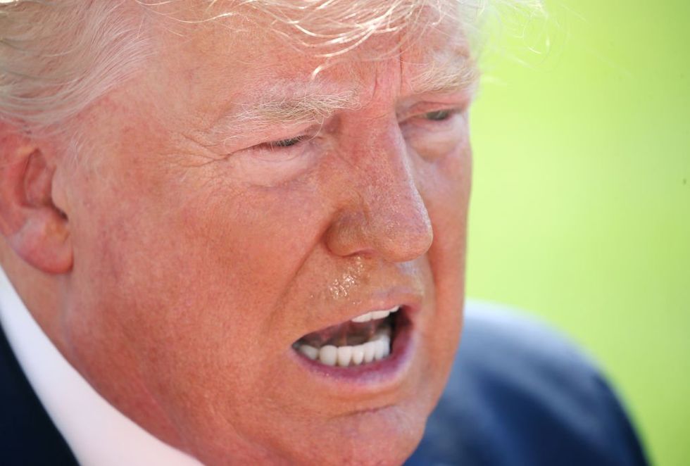 donald trump at the white house