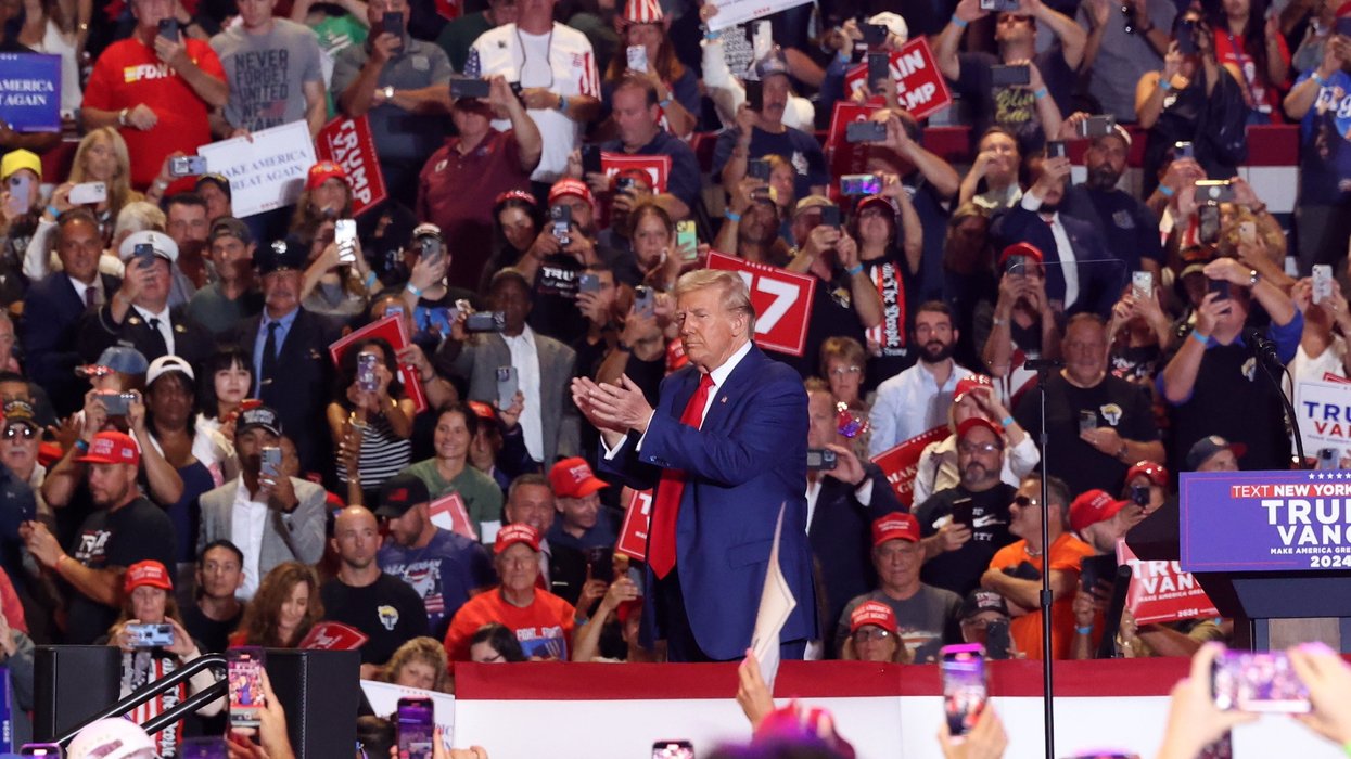 Trump In Crowd We can look to the ancient Greeks when punishing Trump - The Fulcrum