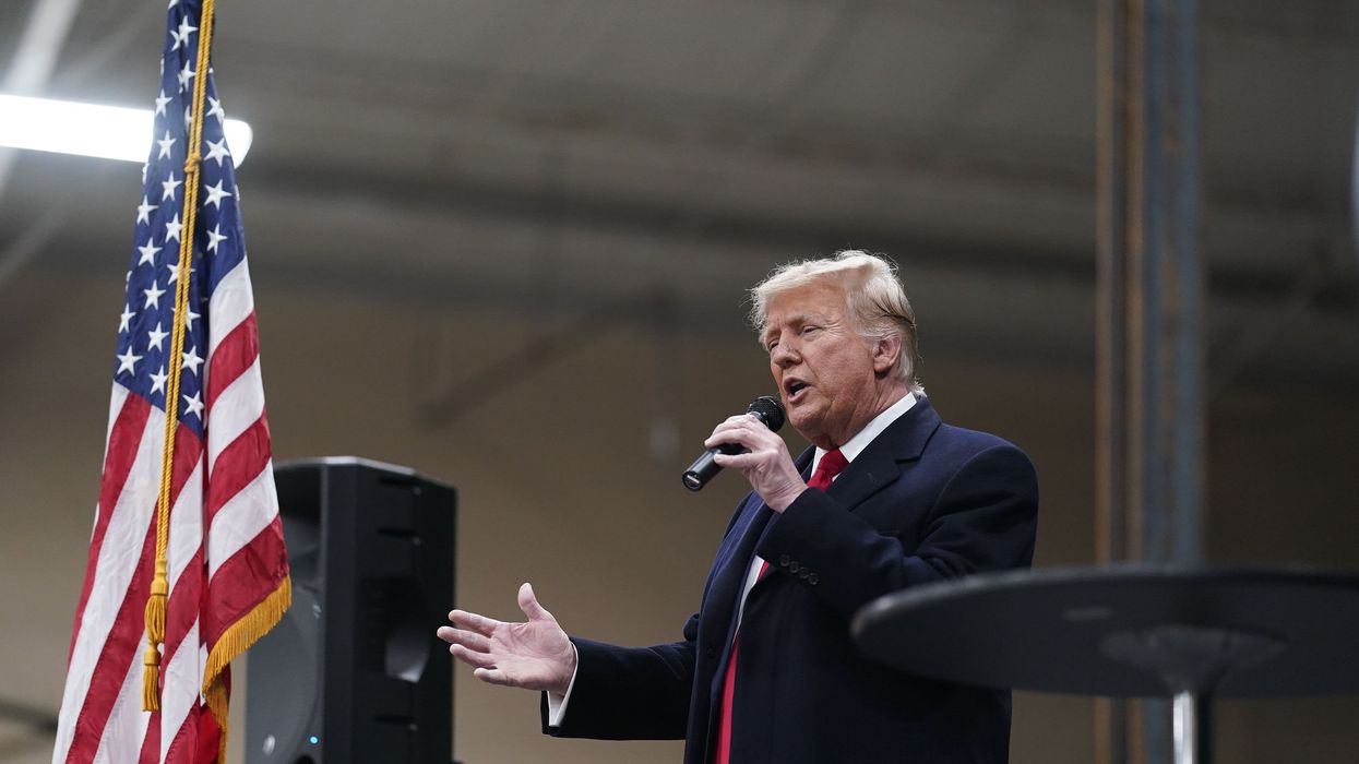 Donald Trump speaking