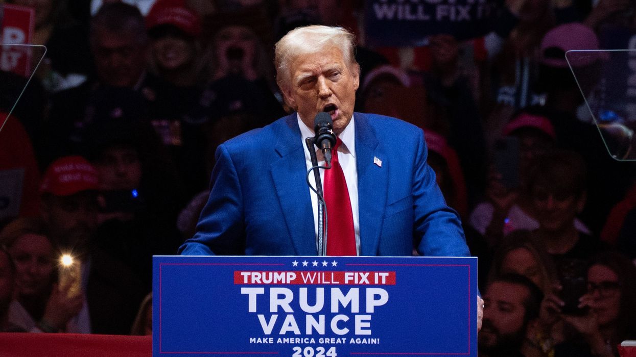 Donald Trump speaking