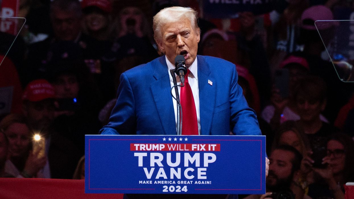 Donald Trump speaking