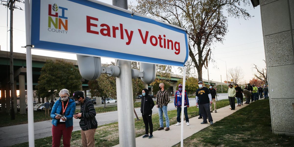 Early voting in Iowa