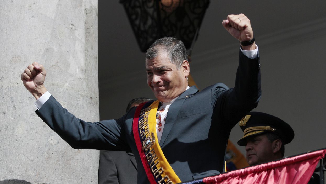 Ecuador dictator Rafael Correa