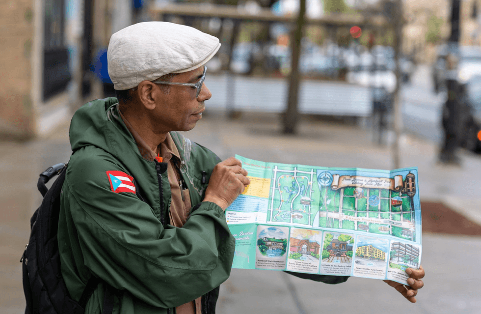 Eduardo Arocho, owner and founder of Paseo Boricua Tour Company